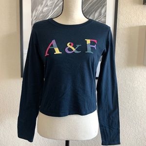Abercrombie & Fitch Long Sleeves Tees Crop Top  Medium